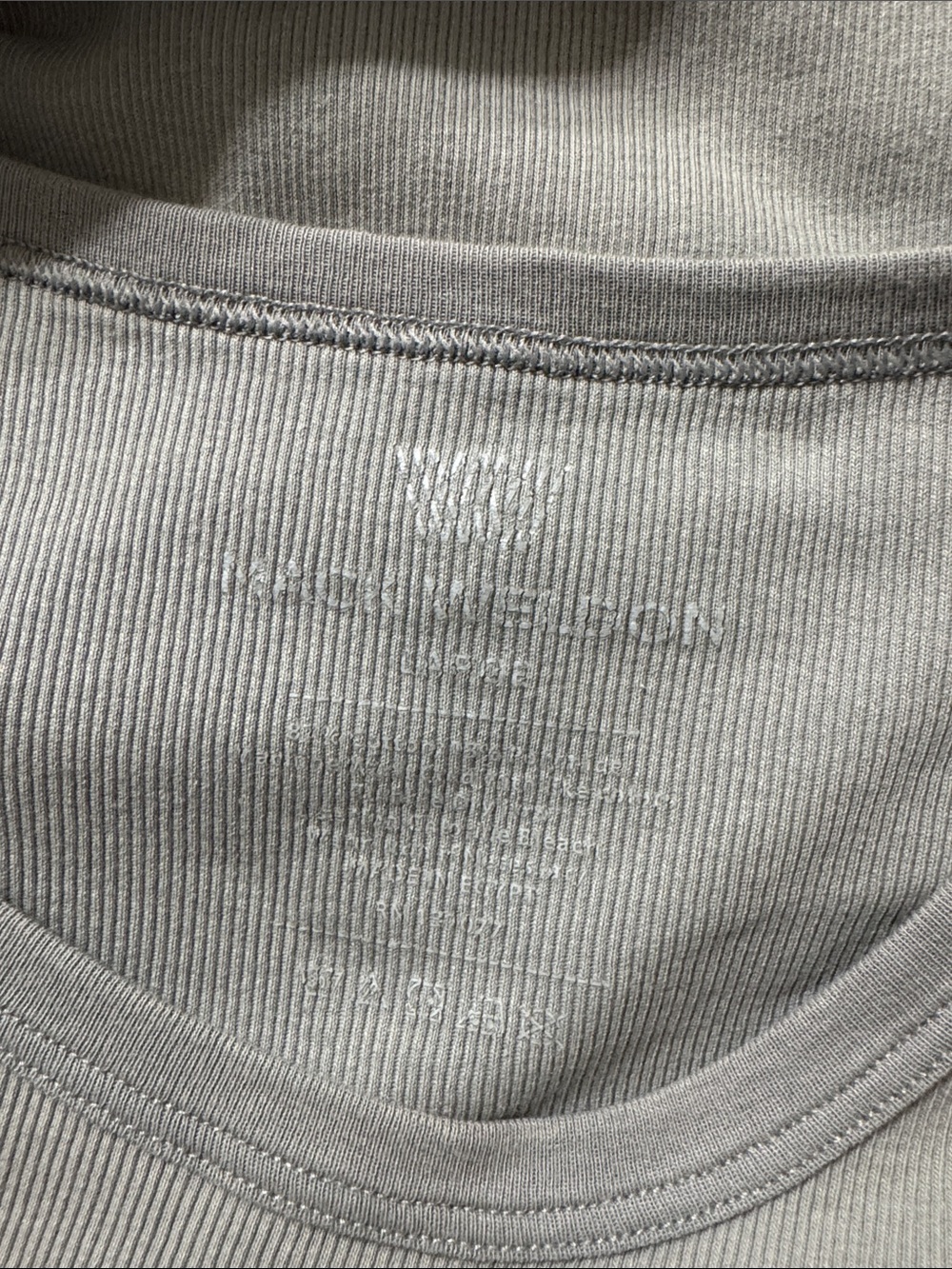 Mack Weldon Ribbed Tee‎ - Picture 5 of 5